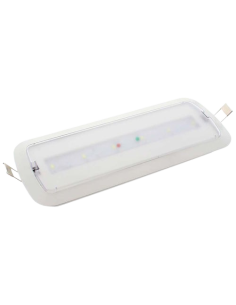 LUZ LED EMERGENCIA EMPOTRAR 80LM PERMANENTE / NO PERMANENTE