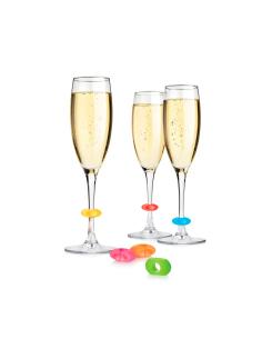 Marcadores de copas uno vino 12 uds colores surtidos 8595028452181 78834 TESCOMA 2