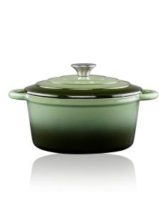 Cacerola de hierro fundido esmaltado color verde 3,8 l, ø24 x 11,8 cm 8711252502540 29039 ALPINA