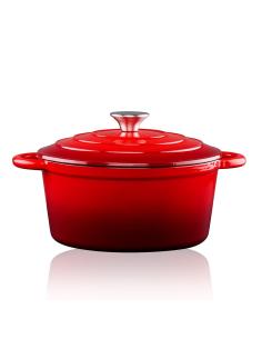 Cacerola de hierro fundido esmaltado color rojo 3,8 l, ø24 x 11,8 cm 8711252502533 29040 ALPINA