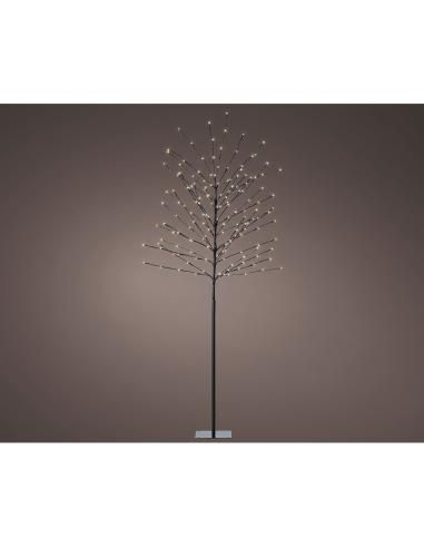 Árbol iluminado exterior 160 leds luz cálida ø70 cm x 1,80 m 8720194778265 72744 LUMINEO