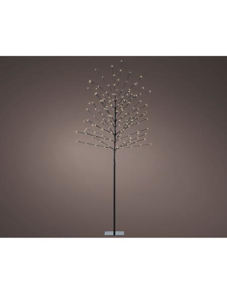 Árbol iluminado exterior 160 leds luz cálida ø70 cm x 1,80 m 8720194778265 72744 LUMINEO