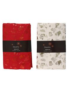 Mantel poliester navidad 140 x 180 cm, colores surtidos 8720725372009 72782 DECORIS