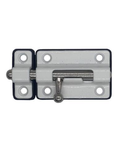 Pasador cerrojo base plástica. 50 mm blanco 8425998855210 85521 EDM