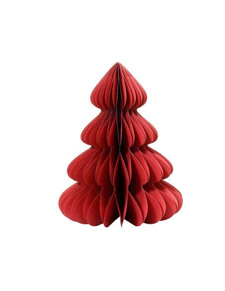 Árbol de papel rojo ø72 x 90 cm 8720725310711 72797 DECORIS