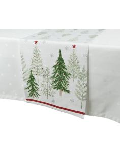Camino de mesa algodón navidad 30 x 0,10 x 150 cm 8720725318984 72801 DECORIS