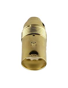 Portalámparas metálico roscado latonado vintage e14 ø25 x 60 mm 8056039471153 44327 ARDITI