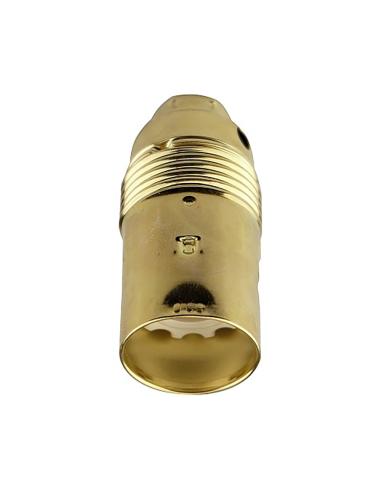 Portalámparas metálico roscado latonado vintage e14 ø25 x 60 mm 8056039471153 44327 ARDITI