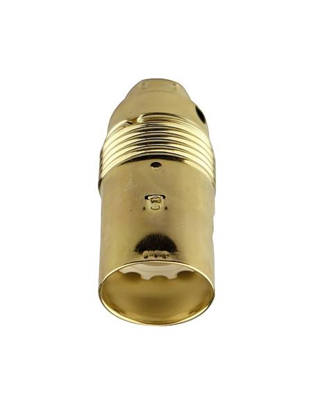 Portalámparas metálico roscado latonado vintage e14 ø25 x 60 mm 8056039471153 44327 ARDITI