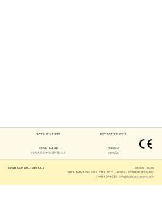 Kit florón madera ø120 x 32 mm, agujero central de 10 mm, para cable téxtil 8057730476621 44343 CREATIVE 2