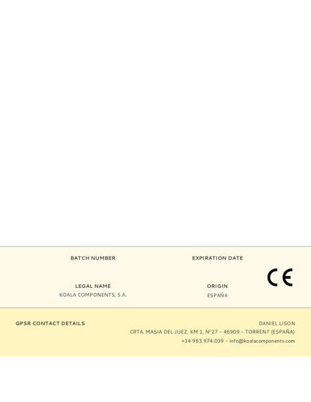 Interruptor eléctrico de pié con cable, 2,5 a 250 v, 3 m, transparente 8056039473003 45103 ARDITI