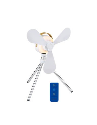 Ventilador recargable de mesa usb, con aspas, 4 velocidades con mando 8711252333045 33012 LIFETIME AIR
