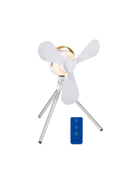 Ventilador recargable de mesa usb, con aspas, 4 velocidades con mando 8711252333045 33012 LIFETIME AIR