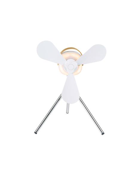 Ventilador recargable de mesa usb, con aspas, 4 velocidades con mando 8711252333045 33012 LIFETIME AIR