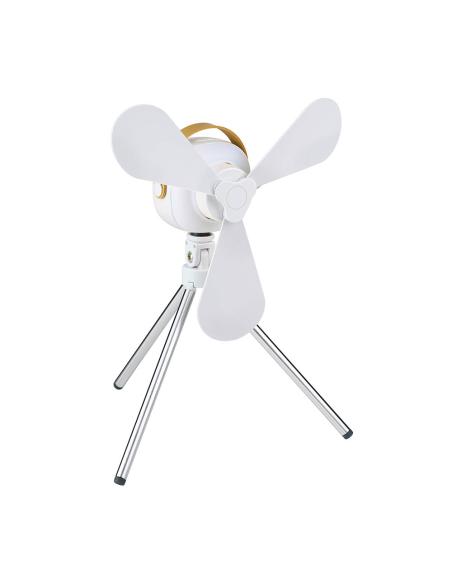 Ventilador recargable de mesa usb, con aspas, 4 velocidades con mando 8711252333045 33012 LIFETIME AIR