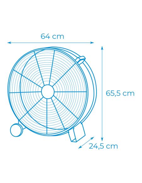 Ventilador industrial 180w 60cm edm 8425998335255 33525 EDM