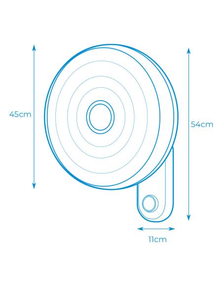 Ventilador pared 50w 40cm edm 8425998335262 33526 EDM