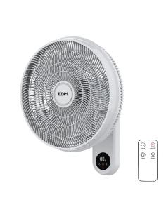 Ventilador pared 50w 40cm con mando edm 8425998335279 33527 EDM