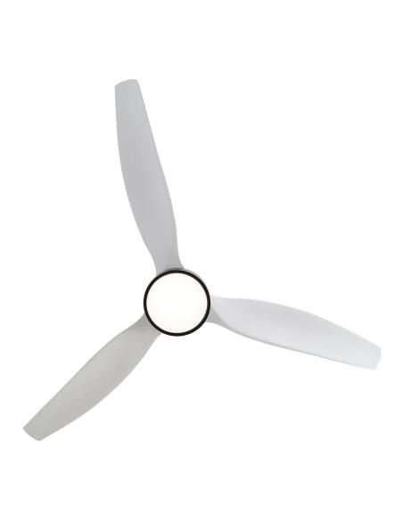 Ventilador de techo efecto madera luz led 3000/4000/6000k kara edm 8425998338256 33825 EDM