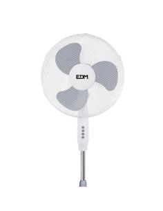 Ventilador de pie. color blanco. potencia: 45w aspas: ø40cm altura regulable 105-125cm edm 8425998335002 33500 EDM 2