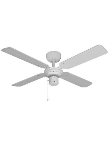 Ventilador de techo modelo baltico. color blanco. potencia: 50w aspas: ø102cm edm 8425998338027 33802 EDM