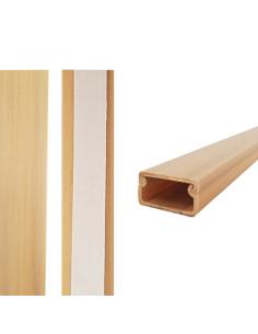 Mini canal adhesiva edm 2m 19x11mm madera clara (precio por metro) 8425998660937 66093 EDM