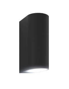 APLIQUE MURAL TUBULAR GU10 NEGRO