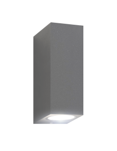 APLIQUE MURAL CUBO GU10 GRIS