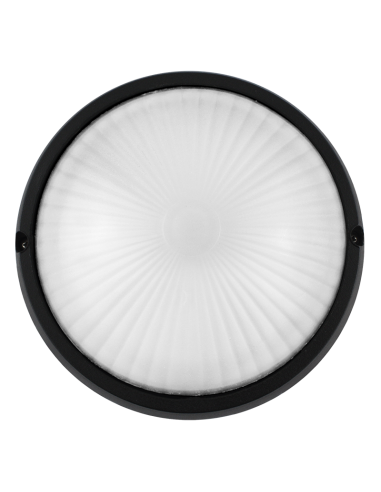 APLIQUE MURAL HATCH LISO 260 NEGRO