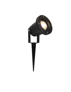 PROYECTOR DE JARDIN LISO GU10 NEGRO