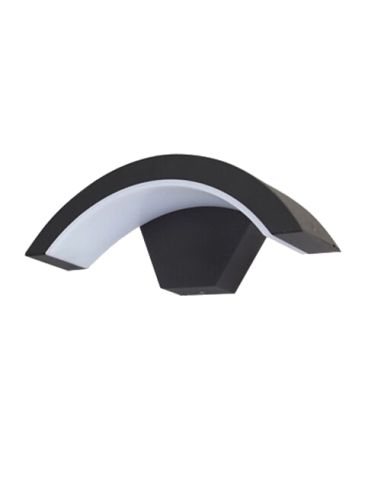 APLIQUE BALIZA WAVE ANTRACITA 6W 3000K