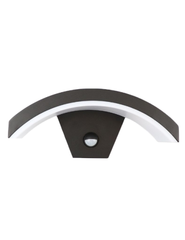 APLIQUE BALIZA WAVE PIR ANTRACITA 6W 3000K