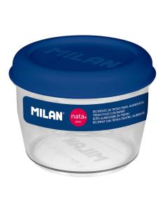 Fiambrera de tritán hermética redonda 0,5l nata® 624 azul 8411574106593 78854 MILAN