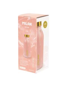 Botella isotérmica de acero inoxidable 0,35 l serie lava rosa 8411574109815 78856 MILAN 2