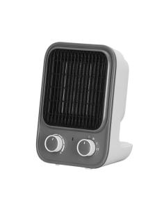 Termoventilador Ceramico Ptc Junco 1500w Gris/blanco 2pot.3fun.Antivuelco Segurid.Luz .ind.22,2x15,4x11,5cm