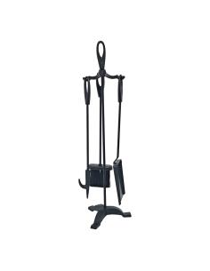Kit de chimenea, color forja, 3 piezas, 19 x 68,5 cm 8425998857412 85741 EDM