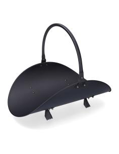 Cesta leñero metálica, negra, 48 x 35 x 38 cm 8425998857429 85742 EDM
