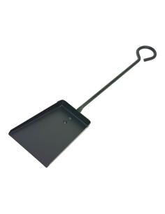 Pala recogedor metálica mango largo, negra, 11 x 46 cm 8425998857450 85745 EDM
