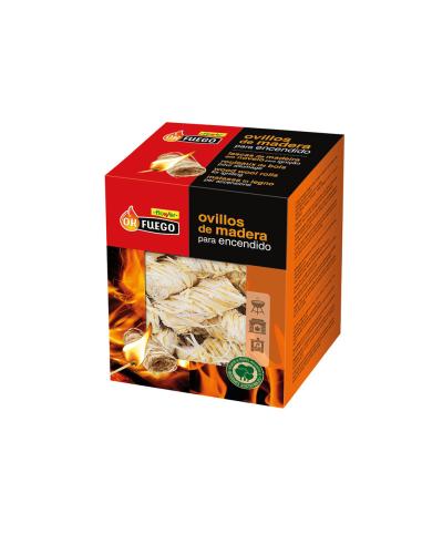 Ovillos de madera para encendido, 24 uds 8426584502952 74438 FLOWER