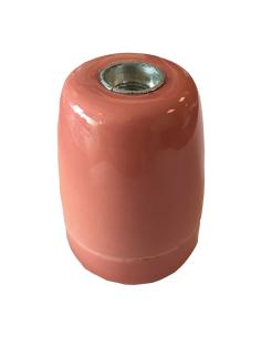 Portalámparas cerámico vintage e27 4 a 100 w 250 v~ rosa, ø47 x 59 mm 8435151063161 44149 F-LINE