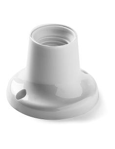 Portalámparas superficie zócalo recto e27 blanco 8435151011896 44161 F-LINE