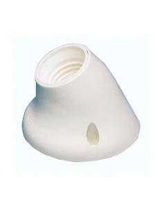 Portalámparas superficie zócalo curvo e27 blanco 8435151011865 44162 F-LINE