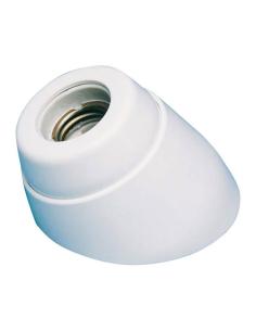 Portalámparas superficie curvo interior e27 porcelana blanco 8435151011940 44164 F-LINE
