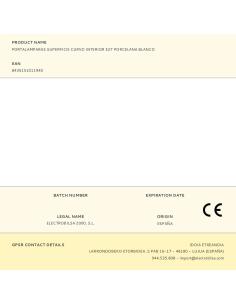 Portalámparas superficie curvo interior e27 porcelana blanco 8435151011940 44164 F-LINE 2