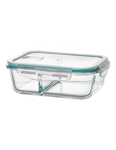 Fiambrera borosilicato dos compartimientos hermética 1040 ml 8434504112570 78896 OVENZA