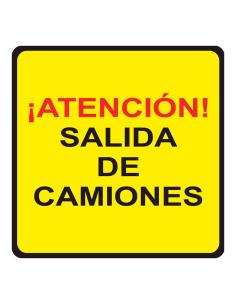 Señal vial de salida camiones, pvc, 70 x 50 cm 8435802305008 09104 NMZ