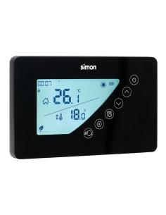 Termostato digital con programación semanal negro 8412852983868 03027 SIMON