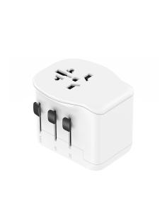 Adaptador viaje universal + 3 usb (1a+2c) 65 w 8412852982045 40092 SIMON