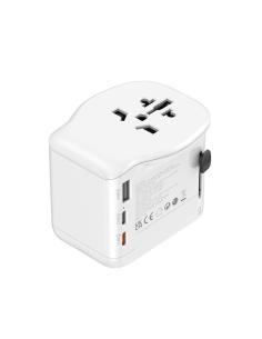 Adaptador viaje universal + 3 usb (1a+2c) 65 w 8412852982045 40092 SIMON 2
