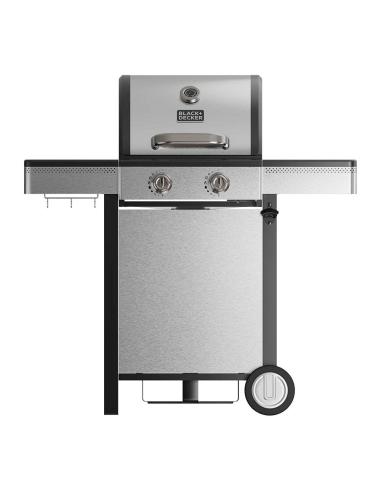 Barbacoa de gas bxog7200e con 2 quemadores 116 x 58 x 118,5 cm 8432406330016 74482 BLACK+DECKER